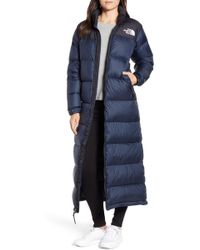 the north face nuptse long coat