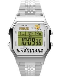 Timex - X Peanuts T80 75Th Anniversary Edition Bracelet Watch, 34Mm - Lyst