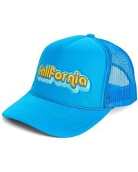 Local Beach - California Patch Trucker Hat - Lyst