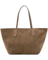 Mango - Suede Shopper Bag - Lyst