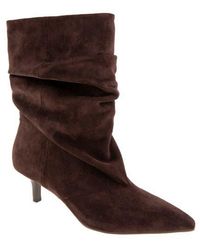 BCBGMAXAZRIA - Dalles Kitten Heel Pointed Toe Scrunch Bootie - Lyst