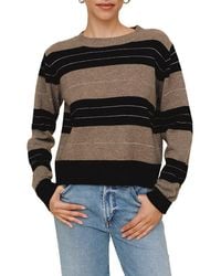 Bella Dahl - Stripe Wool & Cashmere Sweater - Lyst