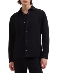 Bugatchi - Soft Touch Knit Shirt Jacket - Lyst
