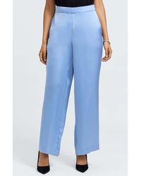 Foxcroft - Hostess Satin Pull-On Pants - Lyst
