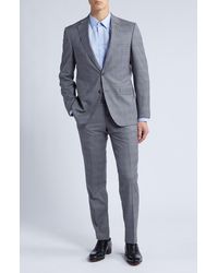 Ted Baker - Jay Slim Fit Windowpane Check Wool Suit - Lyst