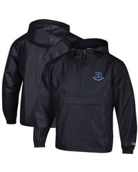 Champion - Alabama Crimson Tide Packable Hooded Windbreaker Half-Zip Jacket - Lyst