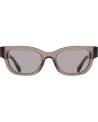 Ferragamo - 52Mm Modified Rectangular Sunglasses - Lyst
