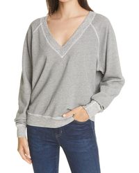 The Great - The V-neck Sweatshirt - Lyst
