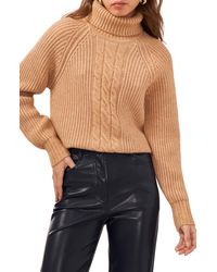 1.STATE - Back Cutout Turtleneck Sweater - Lyst