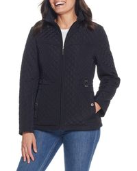Gallery - Quilted Stand Collar Jacket - Lyst