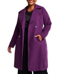 Estelle - Sky Double Breasted Coat At Nordstrom - Lyst