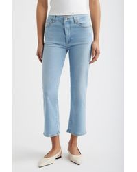 FRAME - Pixie Le Sleek Straight High Waist Ankle Straight Leg Jeans - Lyst