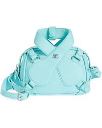 COURREGES Courrèges Loop Mini Tote Shoulder Bag - White for Women