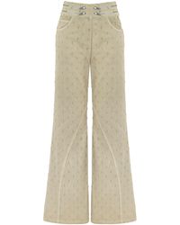 Nocturne - Wide Leg Jeans With Zipper Detail At Waist - Lyst