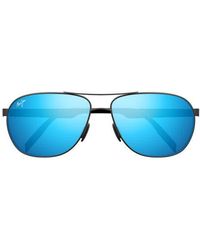 Maui Jim - Castles 61Mm Polarizedplus2 Aviator Sunglasses - Lyst