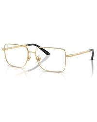 Versace - 57Mm Rectangle Optical Glasses - Lyst