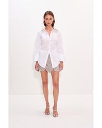 Simon Miller - Loch Embellished Button Up - Lyst
