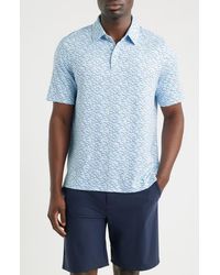 Johnston & Murphy - Xc+ Ace Geo Print Performance Golf Polo - Lyst