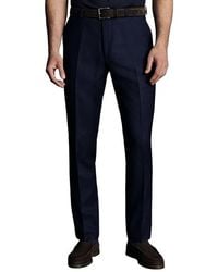 Charles Tyrwhitt - Slim Fit Natural Stretch Birdseye Suit Trouser - Lyst