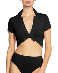 Robin Piccone - Ava Shirt Bikini Top - Lyst