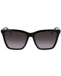 Longchamp - Le Pliage 56Mm Gradient Rectangular Sunglasses - Lyst