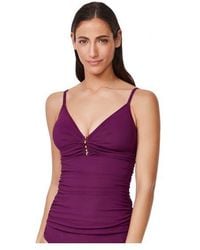 Gottex - Tutti Frutti Fashion V-Neck Beaded Tankini Top - Lyst