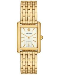 Tory Burch - Eleanor Two-tone Stainless Steel Bracelet Watch - Lyst