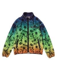 vowels - Printed Fleece Jacket - Lyst