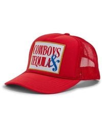 Friday Feelin - Cowboys & Tequila Patch Trucker Hat - Lyst