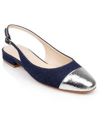 Dee Ocleppo - Mumbai Slingback Cap Toe Flat - Lyst