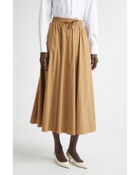 Herno - Pleated Stretch Nylon Midi Skirt - Lyst