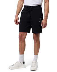 Psycho Bunny - Lenox Embroidered Sweat Shorts - Lyst