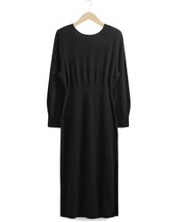 & Other Stories - & Long Sleeve Wool Dress - Lyst