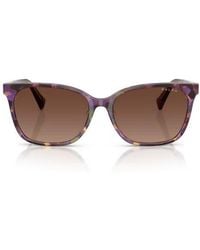 Ralph - 56Mm Polarized Square Sunglasses - Lyst