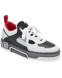 Christian Louboutin - Astroloubi Mixed Media Low Top Sneaker - Lyst