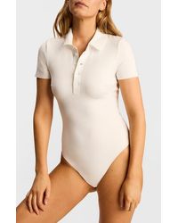 Commando - Polo Scuba Knit Bodysuit - Lyst