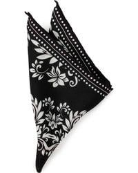 Cufflinks Inc. - Bandana Print Silk Pocket Square - Lyst