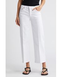 RE/DONE - Mid Rise Ankle Wide Leg Jeans - Lyst
