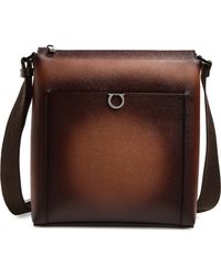 Ferragamo - Trading Gancio Leather Crossbody Case - Lyst