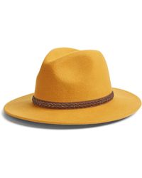 Treasure & Bond - Metallic Trim Panama Hat - Lyst