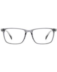 David Beckham - 57Mm Rectangular Optical Glasses - Lyst