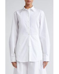 Rohe - Shaped Cotton Poplin Button-up Shirt - Lyst