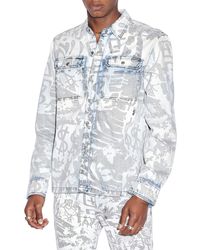 Ksubi - Scorpio Icy Kollage Cotton Shirt Jacket At Nordstrom - Lyst