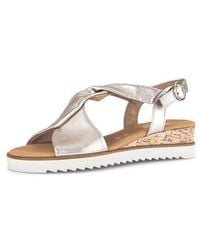 Gabor - Ankle Strap Wedge Sandal - Lyst
