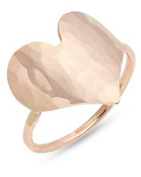 Nashelle - Love Hammered Heart Ring - Lyst