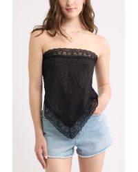 BP. - Eyelet Square Scarf - Lyst