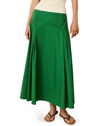 Solid & Striped - The Gael Pleated Maxi Skirt - Lyst