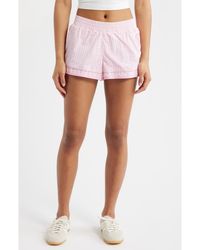 LoveShackFancy - Lavey Gingham Shorts - Lyst