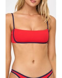 L*Space - Hazel Ribbed Bikini Top - Lyst