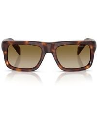 Prada - 56Mm Gradient Rectangular Sunglasses - Lyst